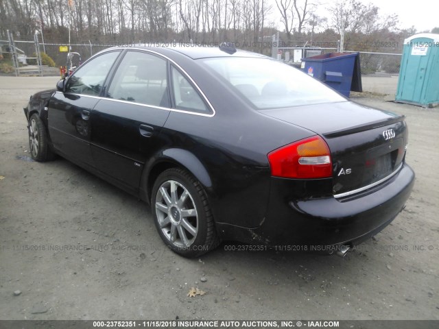 WAUCD64B24N055345 - 2004 AUDI A6 S-LINE QUATTRO BLACK photo 3