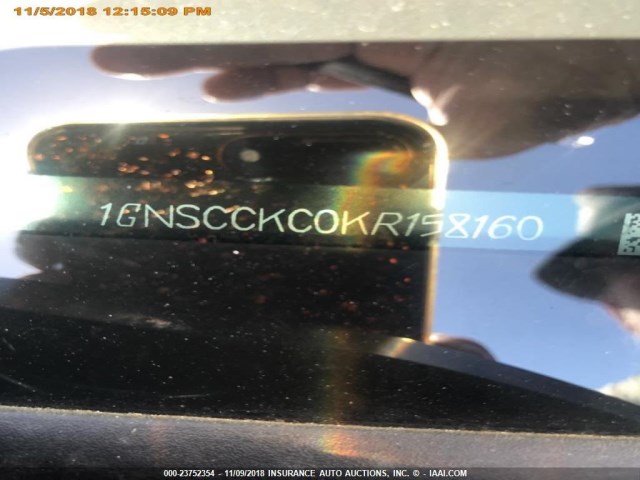 1GNSCCKC0KR158160 - 2019 CHEVROLET TAHOE C1500 PREMIER BLACK photo 12
