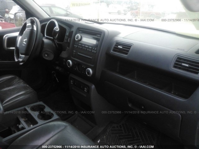 2HJYK16527H524032 - 2007 HONDA RIDGELINE RTL SILVER photo 5