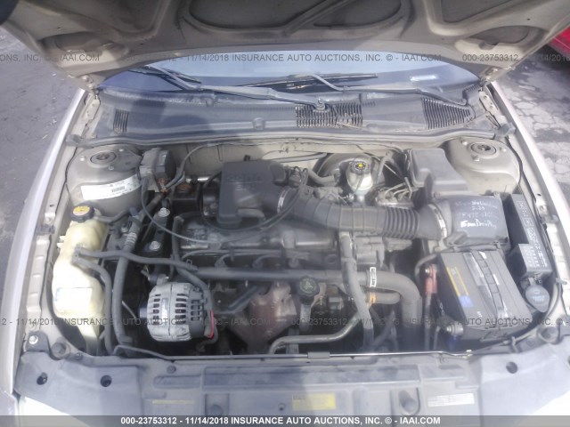 1G1JC524517402316 - 2001 CHEVROLET CAVALIER CNG GOLD photo 10