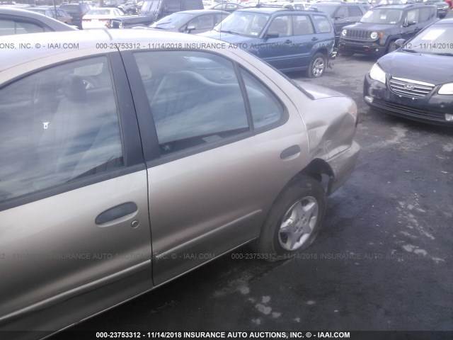 1G1JC524517402316 - 2001 CHEVROLET CAVALIER CNG GOLD photo 6