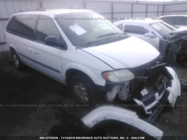 1B4GP44372B718218 - 2002 DODGE GRAND CARAVAN SPORT WHITE photo 1