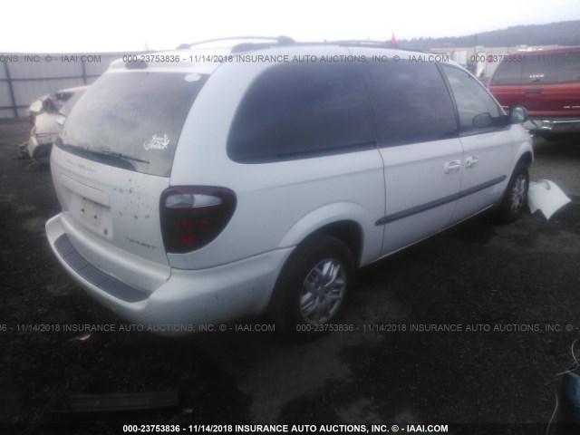 1B4GP44372B718218 - 2002 DODGE GRAND CARAVAN SPORT WHITE photo 4