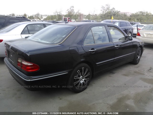 WDBJF70J31B231533 - 2001 MERCEDES-BENZ E 430 BLACK photo 4