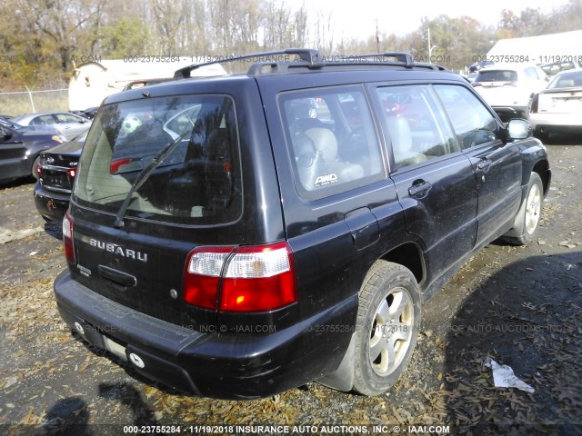 JF1SF65672H754546 - 2002 SUBARU FORESTER S 黑色 照片 4