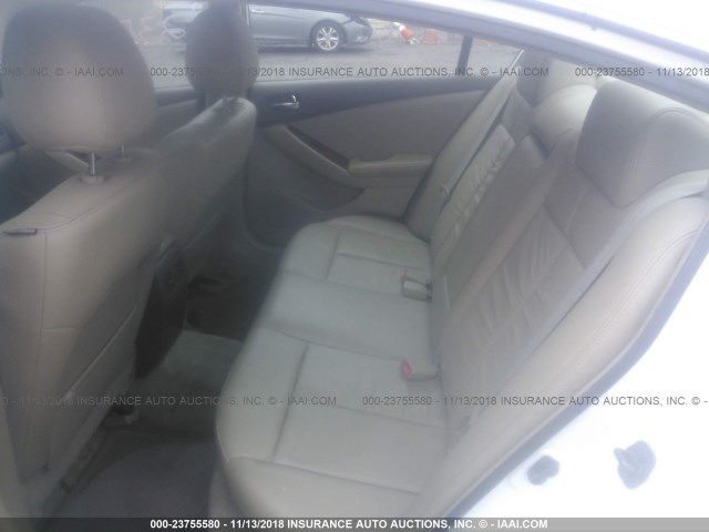 1N4BL21E37N473190 - 2007 NISSAN ALTIMA 3.5SE/3.5SL WHITE photo 8