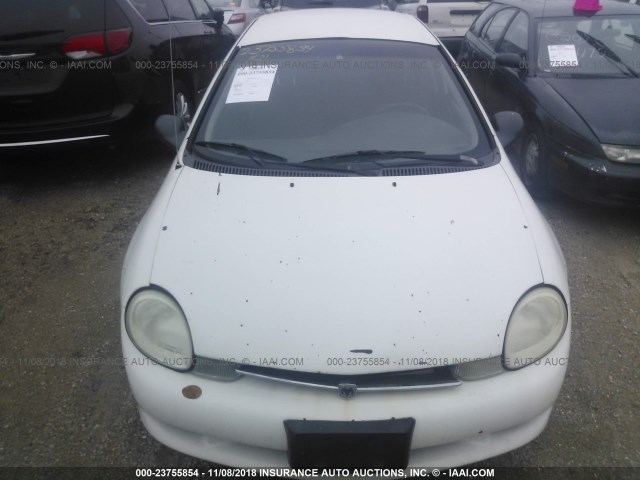 1B3ES46C91D230737 - 2001 DODGE NEON SE/ES WHITE photo 6