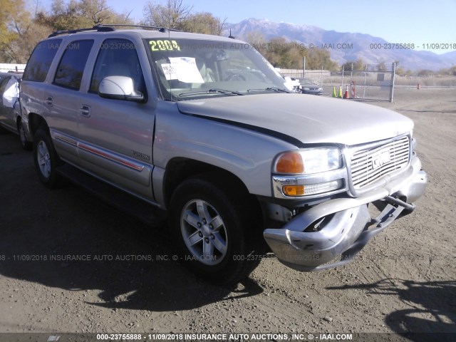 1GKEK13Z34R114855 - 2004 GMC YUKON GRAY photo 1