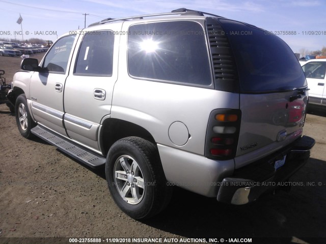 1GKEK13Z34R114855 - 2004 GMC YUKON GRAY photo 3