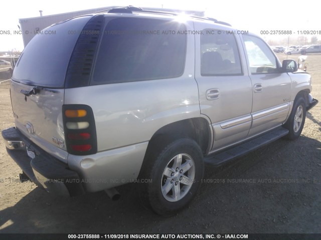 1GKEK13Z34R114855 - 2004 GMC YUKON GRAY photo 4