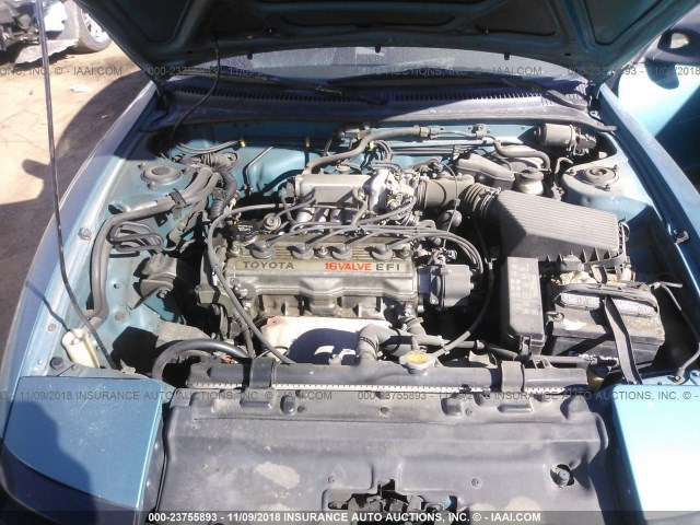 JT2AT86F8P0103644 - 1993 TOYOTA CELICA ST BLUE photo 10