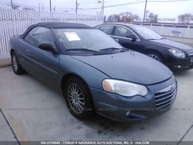 1C3EL55R76N212329 - 2006 CHRYSLER SEBRING TOURING BLUE photo 1