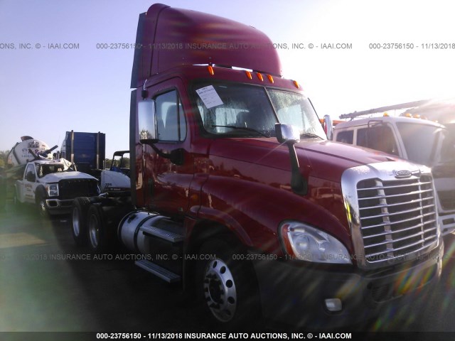 1FUJGEDR7CSBJ8573 - 2012 FREIGHTLINER CASCADIA 125  RED photo 1