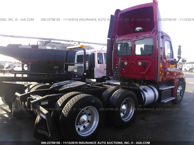 1FUJGEDR7CSBJ8573 - 2012 FREIGHTLINER CASCADIA 125  RED photo 4