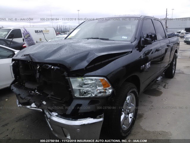 1C6RR6TT2KS509348 - 2019 RAM 1500 CLASSIC SLT Negro foto 2