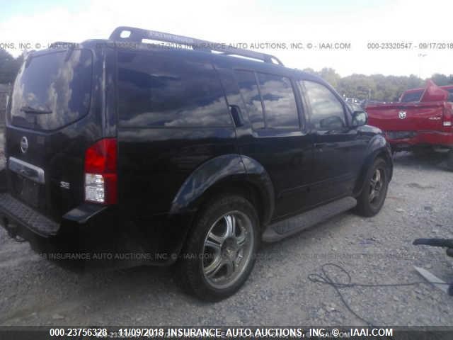 5N1AR18U87C633972 - 2007 NISSAN PATHFINDER LE/SE/XE Unknown photo 4