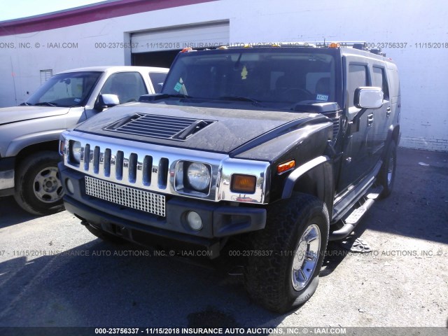 5GRGN23U13H149340 - 2003 HUMMER H2 BLACK photo 2