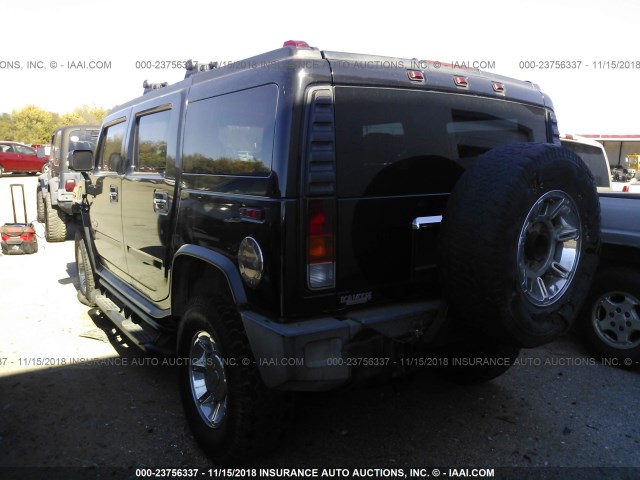 5GRGN23U13H149340 - 2003 HUMMER H2 BLACK photo 3