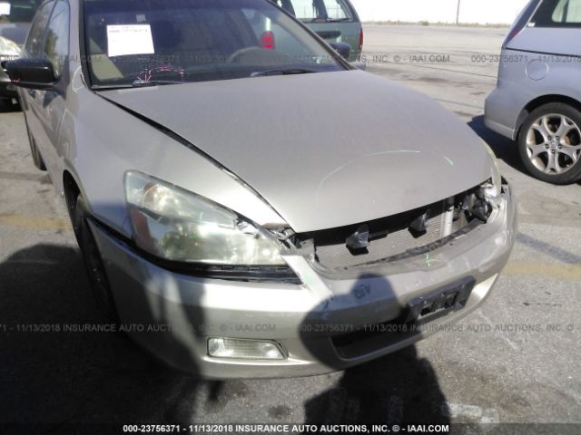 JHMCM56167C016256 - 2007 HONDA ACCORD VALUE TAN photo 6