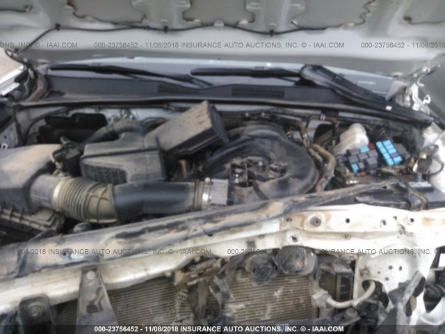 5TFAZ5CN2GX017866 - 2016 TOYOTA TACOMA DBL CAB/SR5/TRD SPORT/OR WHITE photo 10