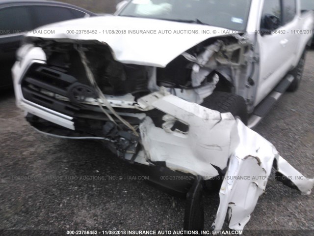 5TFAZ5CN2GX017866 - 2016 TOYOTA TACOMA DBL CAB/SR5/TRD SPORT/OR WHITE photo 6