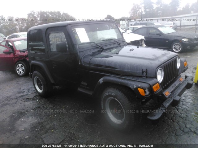 1J4FA29S25P325961 - 2005 JEEP WRANGLER / TJ SE BLACK photo 1