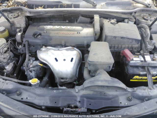 4T1BE46K58U781317 - 2008 TOYOTA CAMRY CE/LE/XLE/SE BLACK photo 10