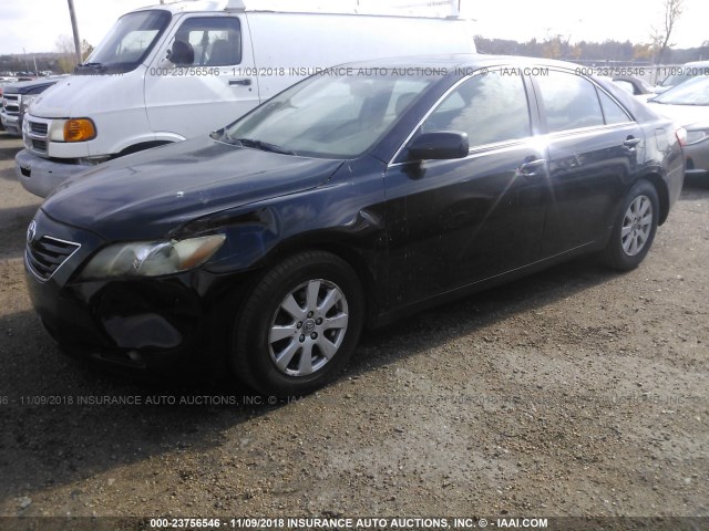 4T1BE46K58U781317 - 2008 TOYOTA CAMRY CE/LE/XLE/SE BLACK photo 2