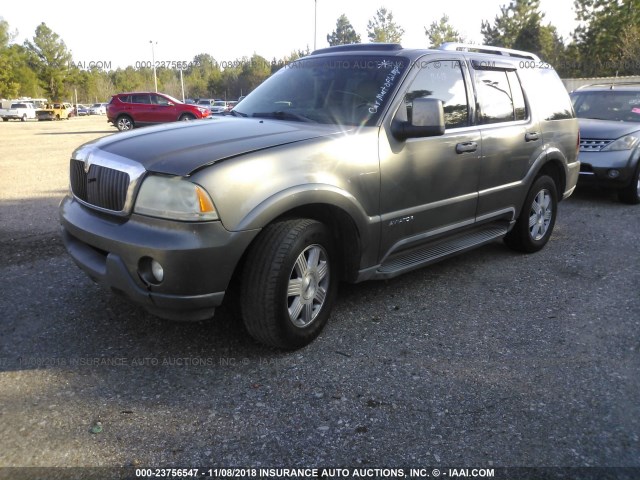 5LMEU88H64ZJ06160 - 2004 LINCOLN AVIATOR 灰色 照片 2