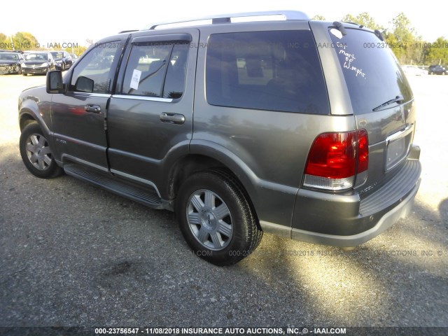 5LMEU88H64ZJ06160 - 2004 LINCOLN AVIATOR 灰色 照片 3