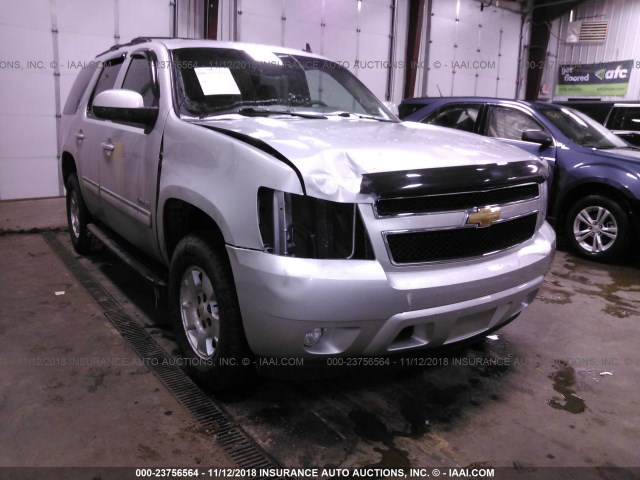 1GNUKBE03AR156313 - 2010 CHEVROLET TAHOE SILVER photo 1