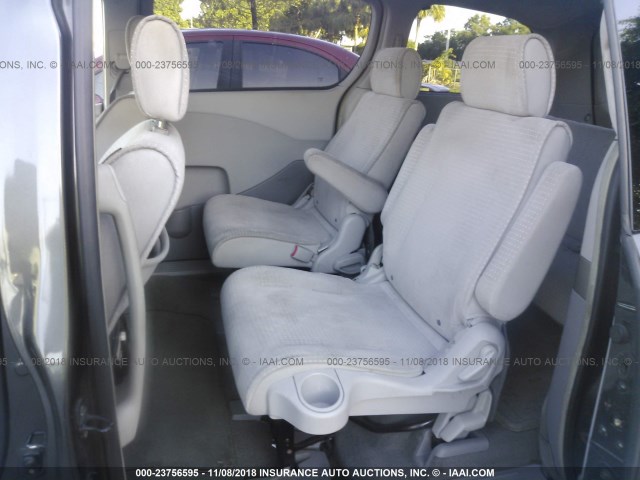 5N1BV28U74N301222 - 2004 NISSAN QUEST S/SE/SL GRAY photo 8