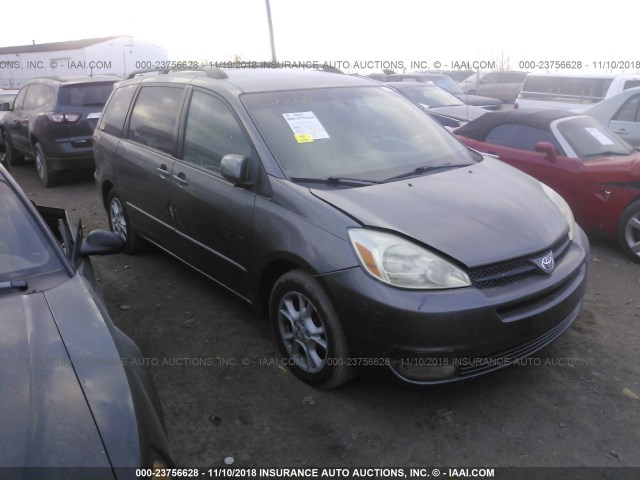 5TDZA22C25S270262 - 2005 TOYOTA SIENNA XLE/XLE LIMITED GRAY photo 1