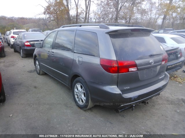 5TDZA22C25S270262 - 2005 TOYOTA SIENNA XLE/XLE LIMITED GRAY photo 3