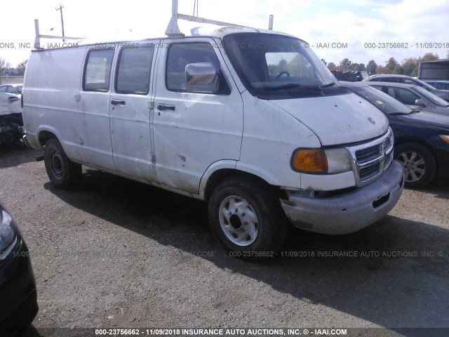 2B7JB21Y41K532589 - 2001 DODGE RAM VAN B2500 WHITE photo 1