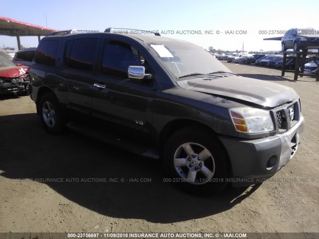 5N1AA08A35N722129 - 2005 NISSAN ARMADA SE/LE GRAY photo 1