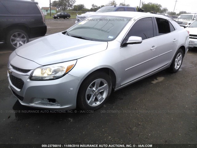 1G11C5SL5FF316086 - 2015 CHEVROLET MALIBU 1LT GRAY photo 2