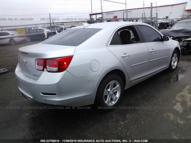 1G11C5SL5FF316086 - 2015 CHEVROLET MALIBU 1LT GRAY photo 4