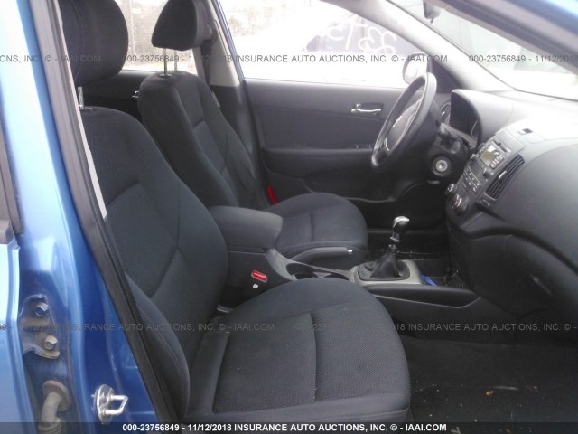 KMHDC8AE0AU052087 - 2010 HYUNDAI ELANTRA TOURING GLS/SE BLUE photo 5