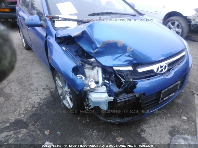 KMHDC8AE0AU052087 - 2010 HYUNDAI ELANTRA TOURING GLS/SE BLUE photo 6