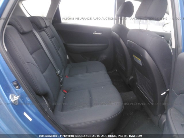 KMHDC8AE0AU052087 - 2010 HYUNDAI ELANTRA TOURING GLS/SE BLUE photo 8