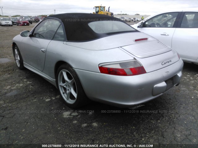 WP0CA29934S650443 - 2004 PORSCHE 911 CARRERA/4/4S SILVER photo 3