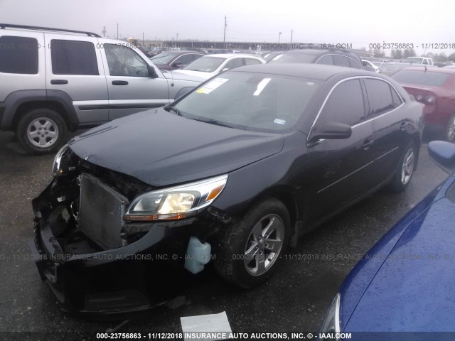 1G11B5SL8EF185477 - 2014 CHEVROLET MALIBU LS 灰色 照片 2