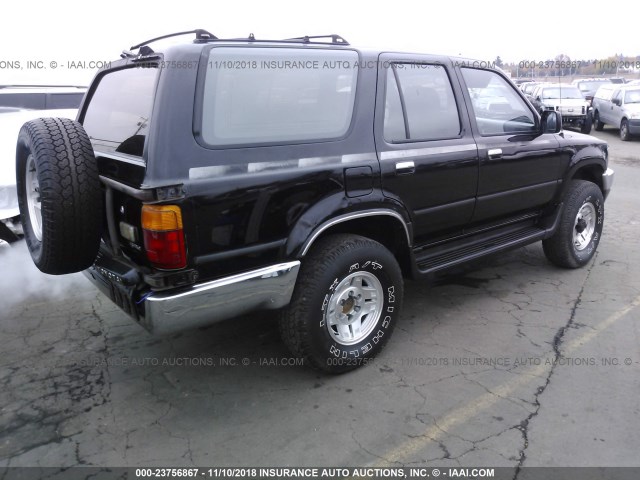 JT3VN39W2M0050747 - 1991 TOYOTA 4RUNNER VN39 SR5 黑色 照片 4