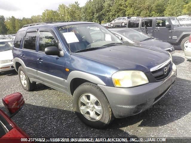 4F2CU08132KM27937 - 2002 MAZDA TRIBUTE LX/ES BLUE photo 1