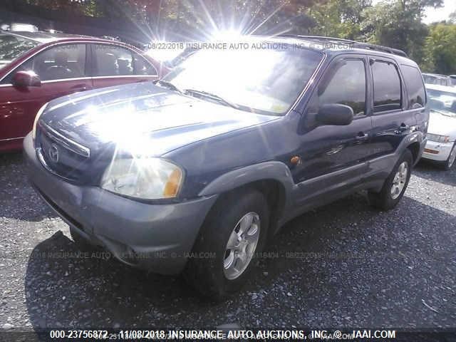 4F2CU08132KM27937 - 2002 MAZDA TRIBUTE LX/ES 蓝色 照片 2