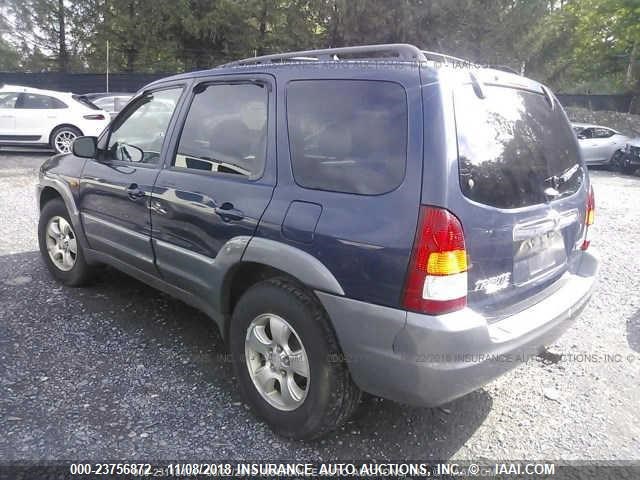 4F2CU08132KM27937 - 2002 MAZDA TRIBUTE LX/ES BLUE photo 3