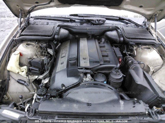 WBADT434X3G025074 - 2003 BMW 525 I AUTOMATIC GOLD photo 10