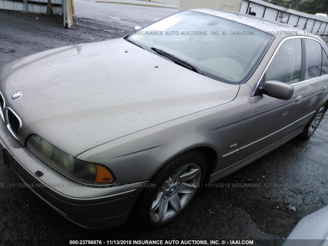 WBADT434X3G025074 - 2003 BMW 525 I AUTOMATIC GOLD photo 2