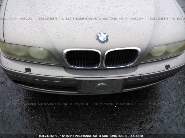 WBADT434X3G025074 - 2003 BMW 525 I AUTOMATIC GOLD photo 6